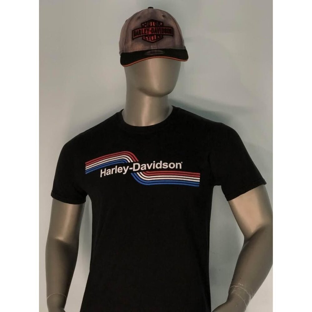 Harley Davidson T-shirt Medium Men 80’s Style MUSEUM- MILWAUKEE